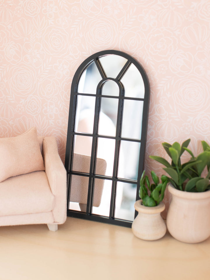 Arched Floor Mirror | White or Black or Natural Wood