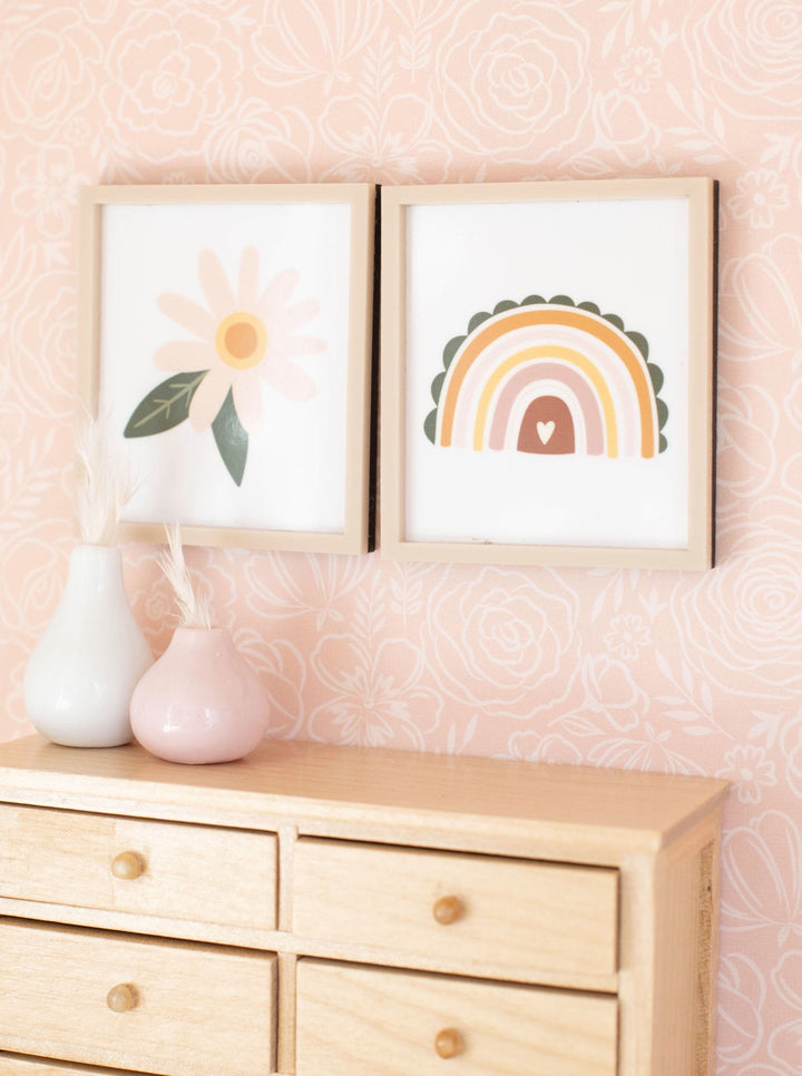 Framed Wall Prints | Flower or Rainbow