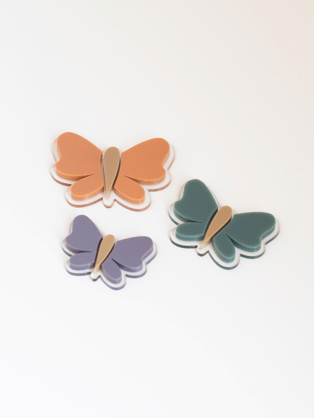 Butterflies + Flowers Wall Decor | Sienna + Teal + Purple