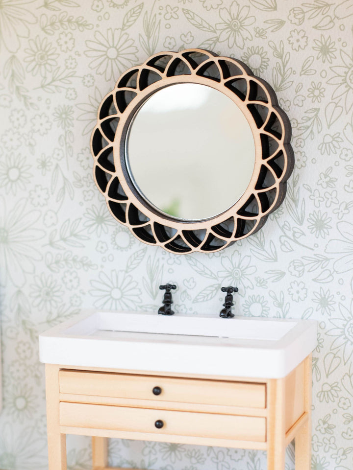 Florina Scalloped Mirror | Multiple Colors