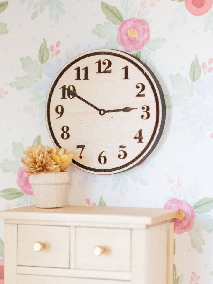 Wall Clock | Natural Wood