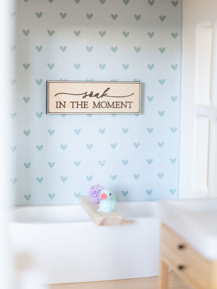 Bathroom Wood Wall Signs | Three Styles